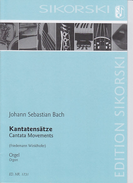 Bach, Kantatensatze fr. 156, 106, 12, 29 (Sikorski)