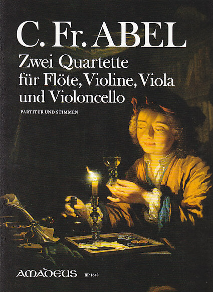 Abel, 2 Quartette (Fl/Vn,Vn,Va,Vc,[Bc]) (Amadeus Verlag)