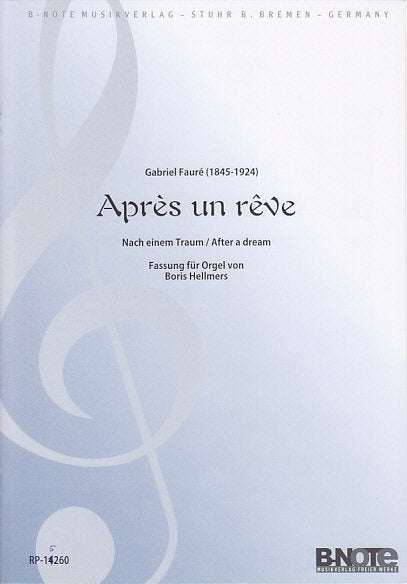 Faure, Apres un reve op. 7/1 (B-Note)