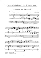 Schmidt, 4 kleine Praludien und Fugen (B-Note)