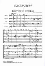 Britten, Simple Symphony op. 4 (Score) (Chester)