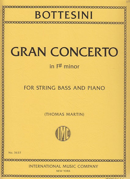 Bottesini, Concerto in f# minor (IMC)