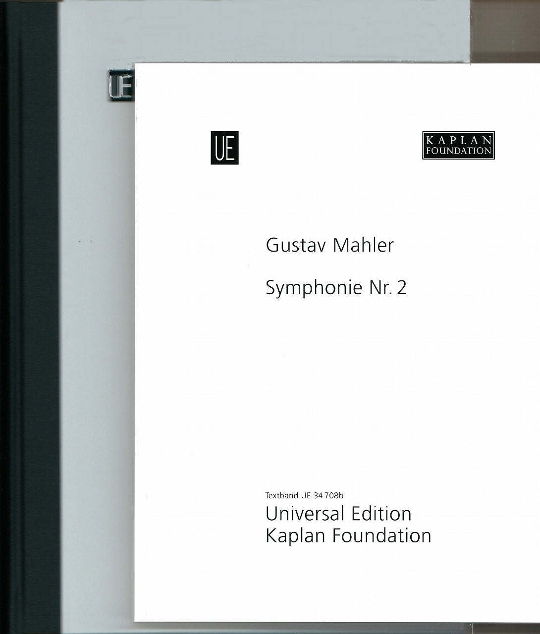 Mahler, Symphonie Nr. 2 Full Score (2v.) (Universal)