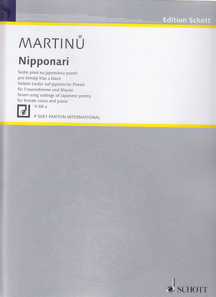 Martinu, Nipponari H 68a [Cz/G/E] (Panton)