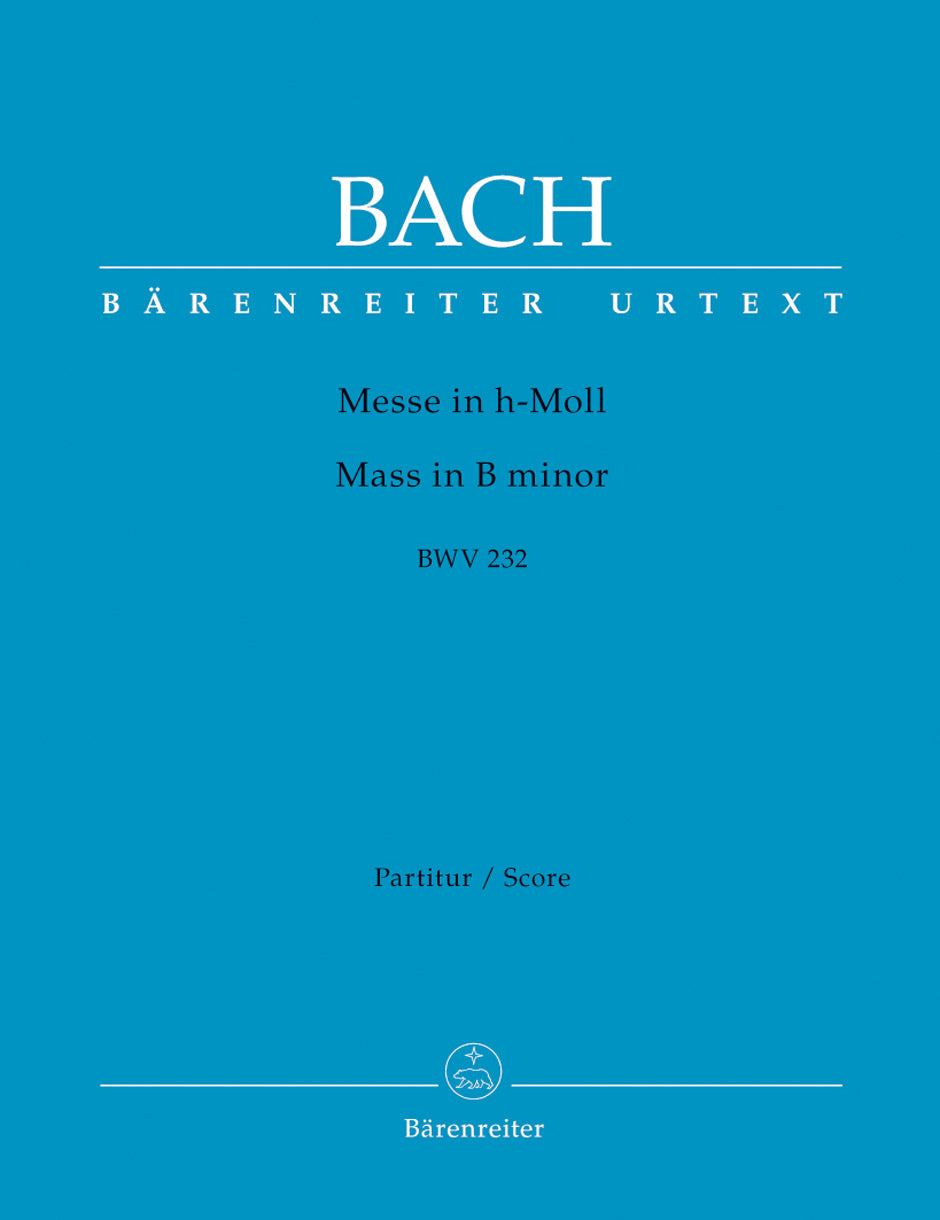 Bach, Messe BWV 232 Full Score (paper) (Barenreiter)