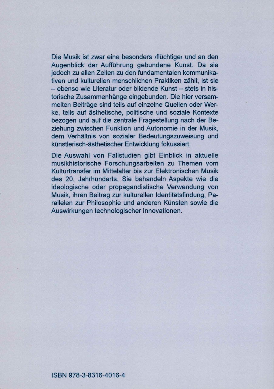 Groote, Musik in der Geschichte (Utz, Herbert)