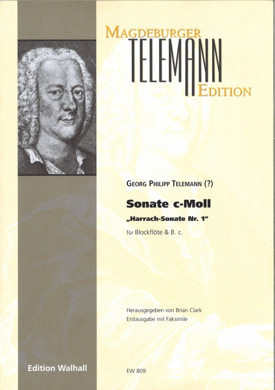 Telemann, Sonata c-moll, Harrach-Sonate (Walhall)
