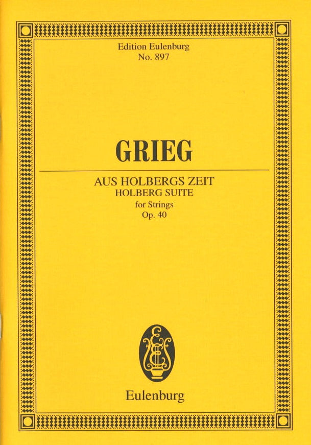 Grieg, Aus Holbergs Zeit op. 40 (Eulenburg)