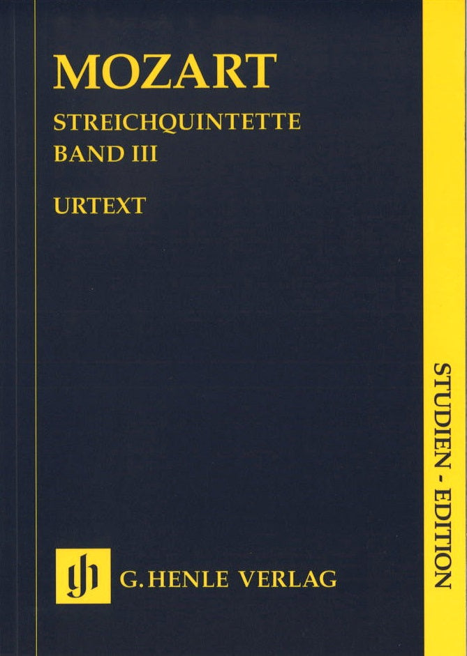 Mozart, String Quintets 3: KV 593, 614 (Henle)