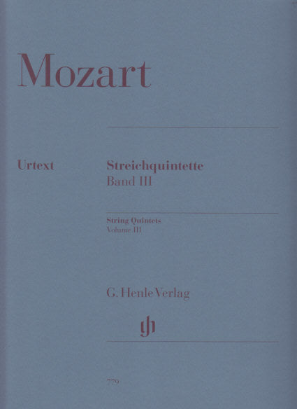 Mozart, Streichquintette 3: KV 593, 614 (Henle)
