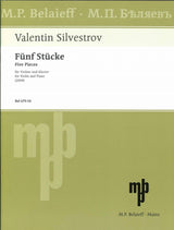 Silvestrov, 5 Stucke (Belaieff)