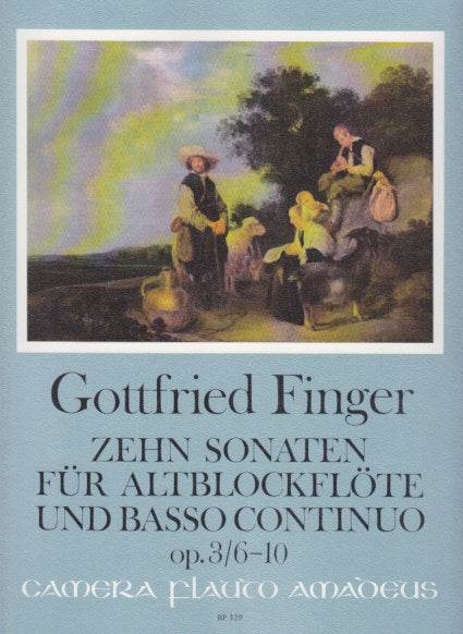 Finger, Sonaten op. 3/6-10(Rec/Fl/Ob,Bc) (Amadeus Verlag)