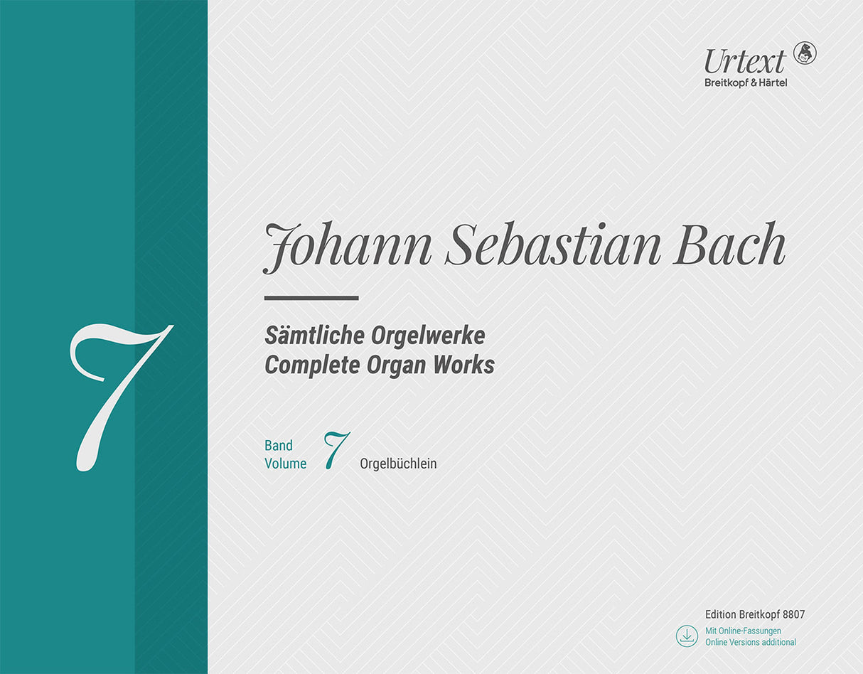 Bach, Samtliche Orgelwerke 7 (Breitkopf)