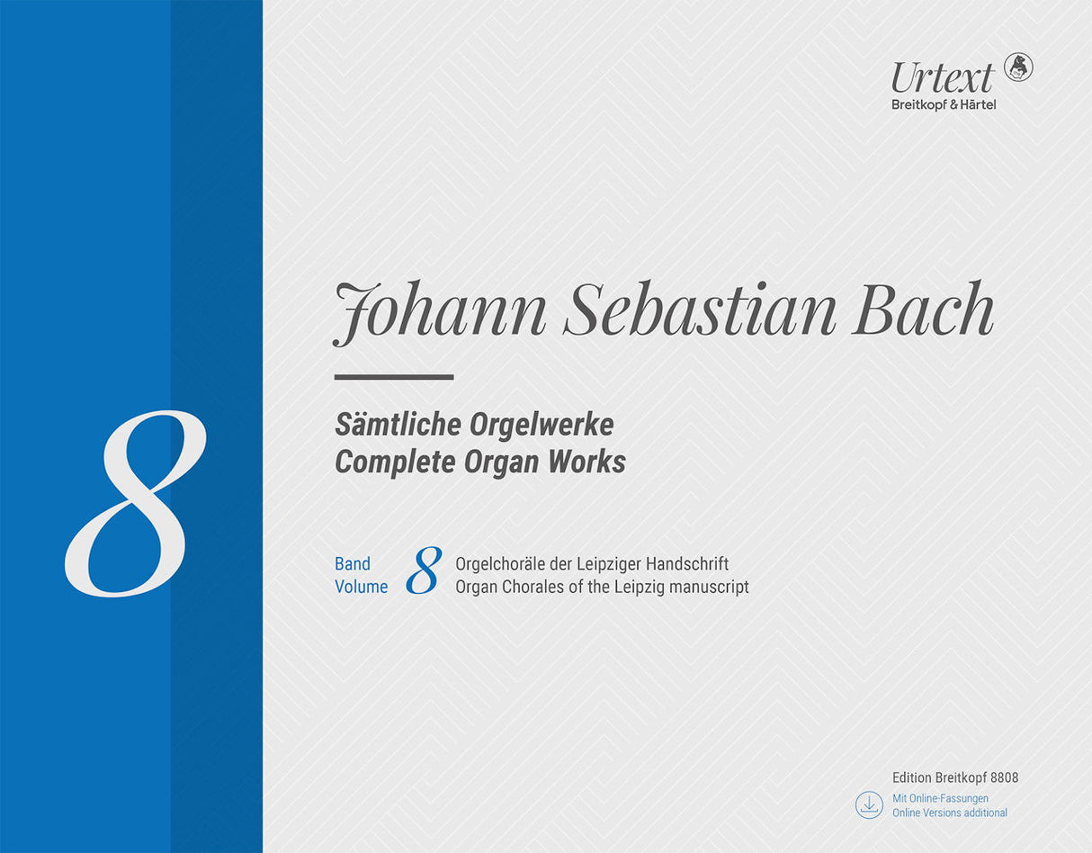 Bach, Samtliche Orgelwerke 8 (Breitkopf)