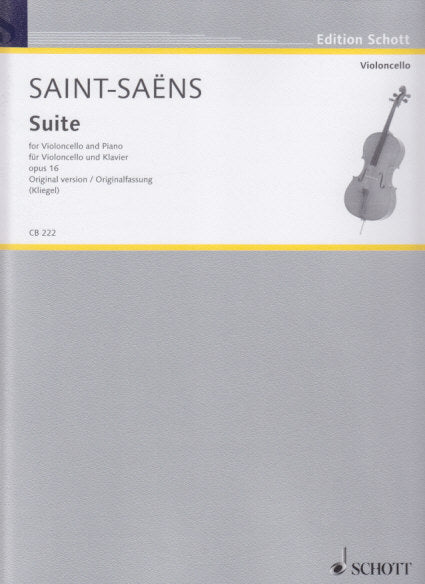 Saint-Saens, Suite op. 16 (Schott)