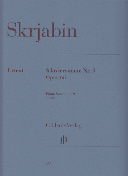 Scriabin, Sonata No. 9, op. 68 (Henle)