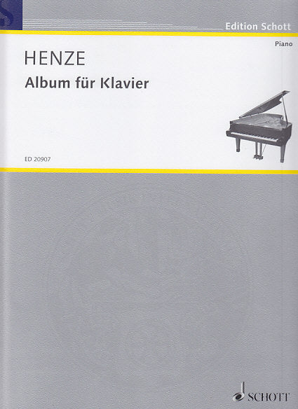 Henze, Album fur Klavier (1966-1994) (Schott)