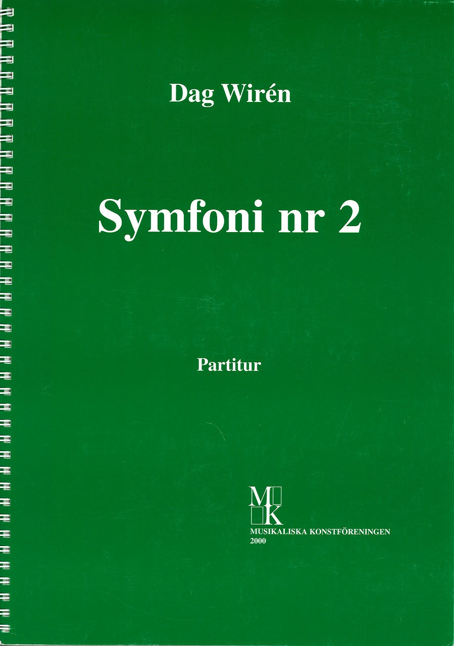 Wiren, Symphony No. 2, op. 14 (Musikaliska Konstforeningen)