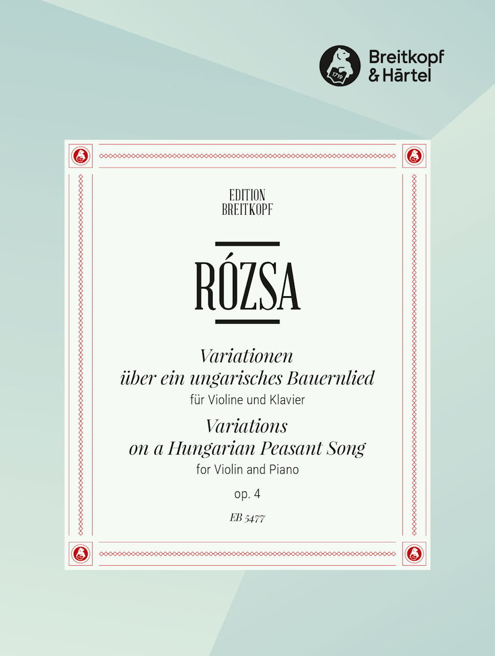 Rozsa, Variationen op. 4 (Breitkopf)