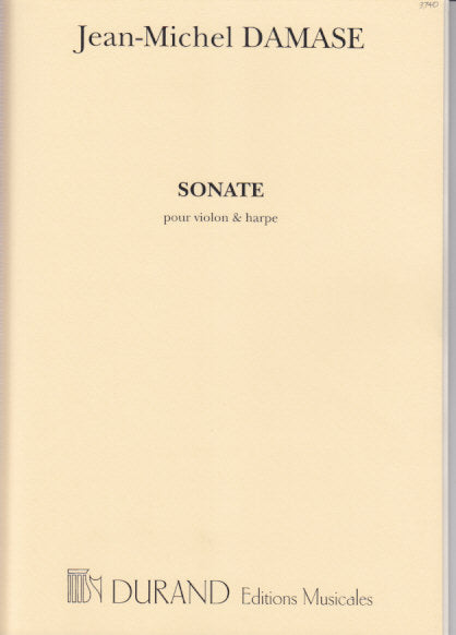 Damase, Sonate (Vn,Hrp) (Durand)