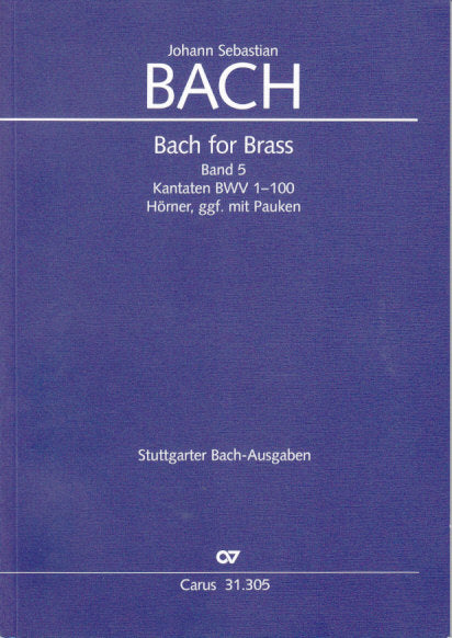 Bach, Bach for Brass 5 (Horn part[s]) (Carus)