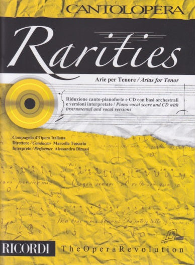 Rarities, Arie per tenore (+CD) (Ricordi)