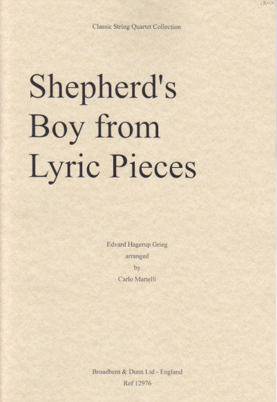 Grieg, Shepherd's Boy from Lyric Pieces (Broadbent & Dunn)