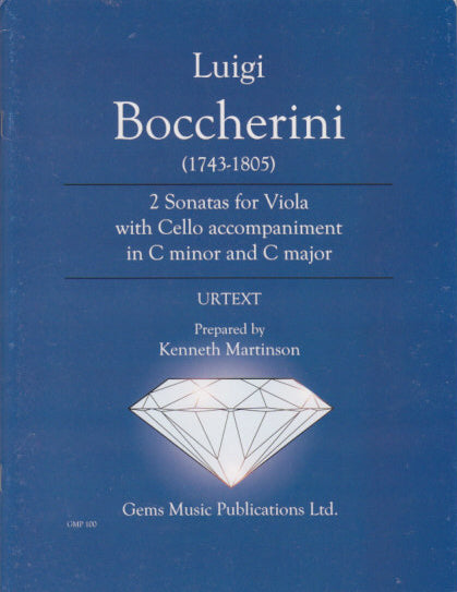 Boccherini, 2 Sonatas in c and C (Gems Music)
