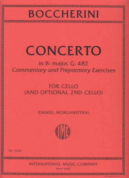 Boccherini, Concerto: Exercises(+2nd Vc) (IMC)