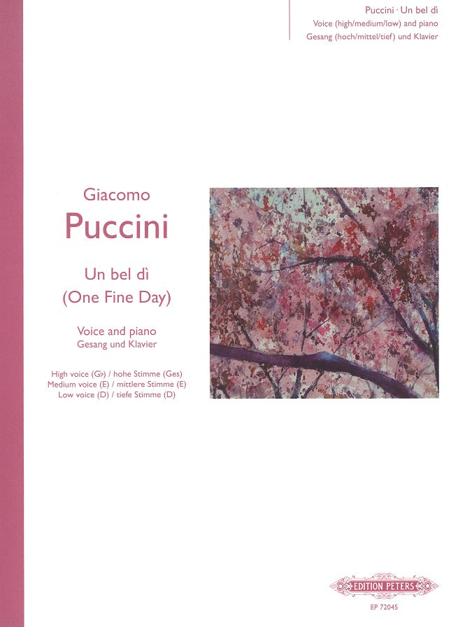 Puccini, Madama Butterfly, Un bel di (Peters)