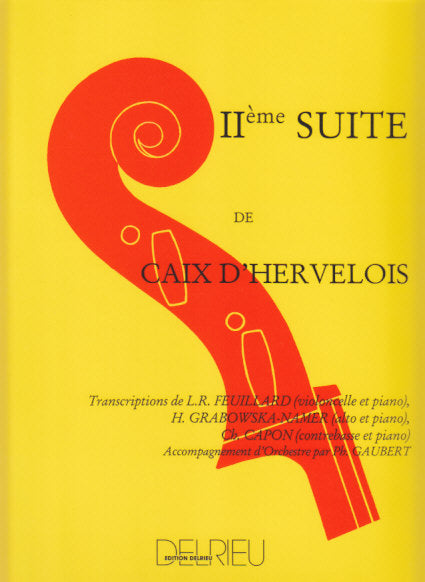 Caix d'Hervelois, Suite No. 2 (CB,Pf) (Delrieu)