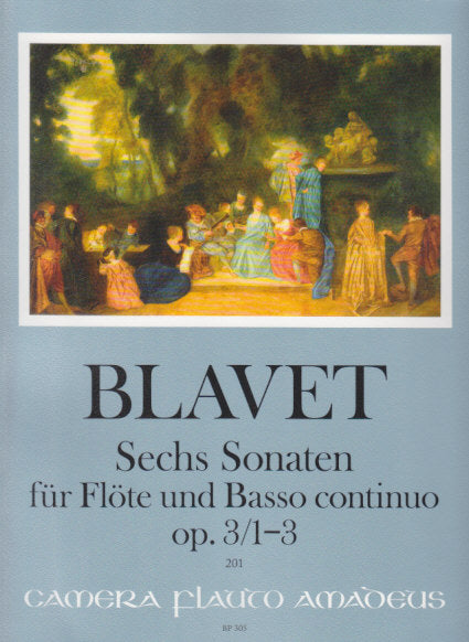Blavet, Sonaten op. 3/1-3 (Fl,Bc) (Amadeus Verlag)