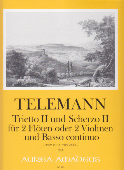 Telemann, Trietto 2 und Scherzo 2 (Amadeus Verlag)