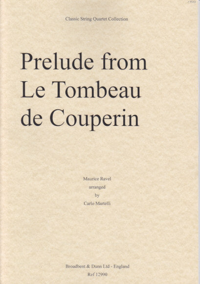 Ravel, Prelude from Le Tombeau de Couper (Broadbent & Dunn)