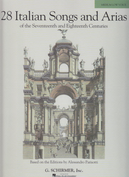 28 Italian Songs & Arias (Medium Low) (G.Schirmer)