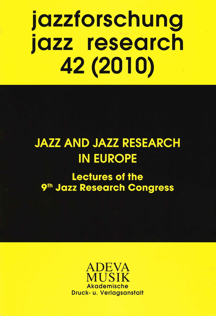 Jazzforschung 42 (2010) (Akademische)