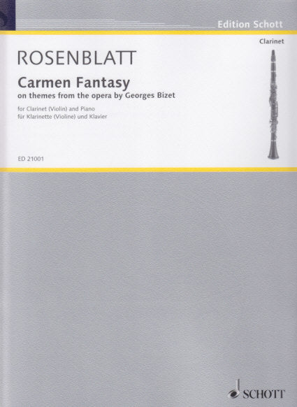 Rosenblatt, Carmen Fantasy (Cl/Vn,Pf) (Schott)