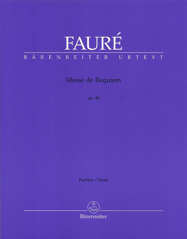 Faure, Requiem op. 48 (Full Score) (Barenreiter)
