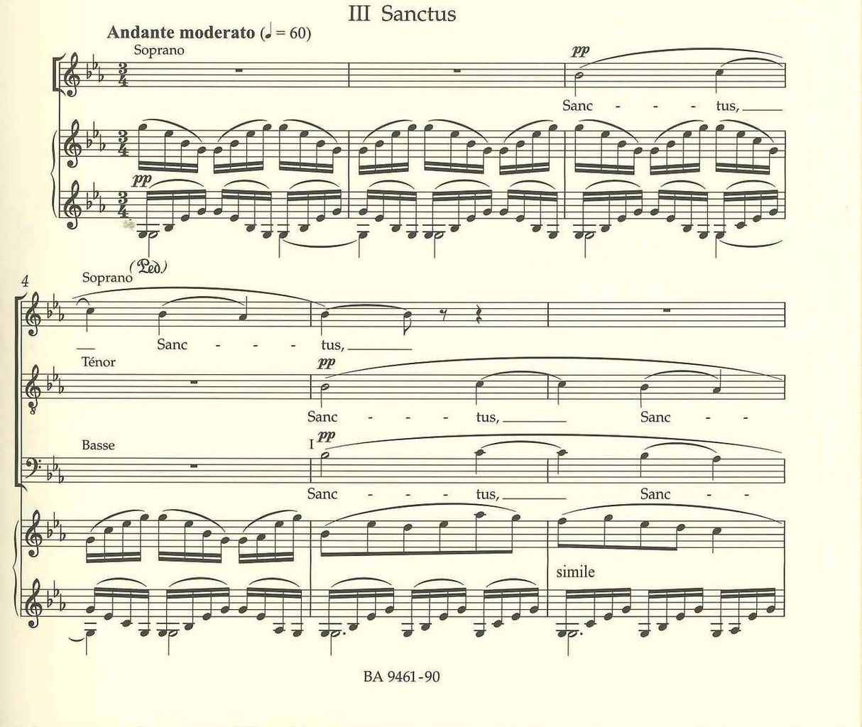 Faure, Requiem op. 48 (1900) (Barenreiter)