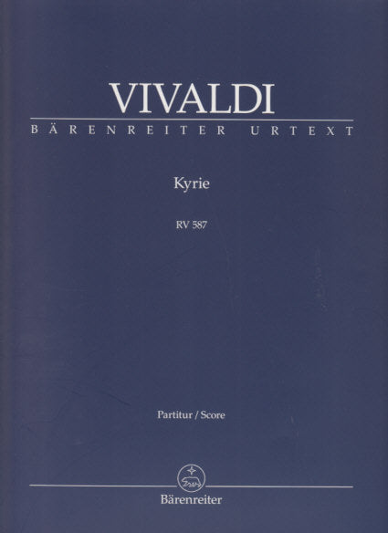 Vivaldi, Kyrie RV 587 in g (Full Score) (Barenreiter)