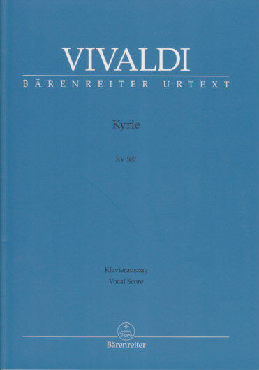 Vivaldi, Kyrie RV 587 in g (Barenreiter)