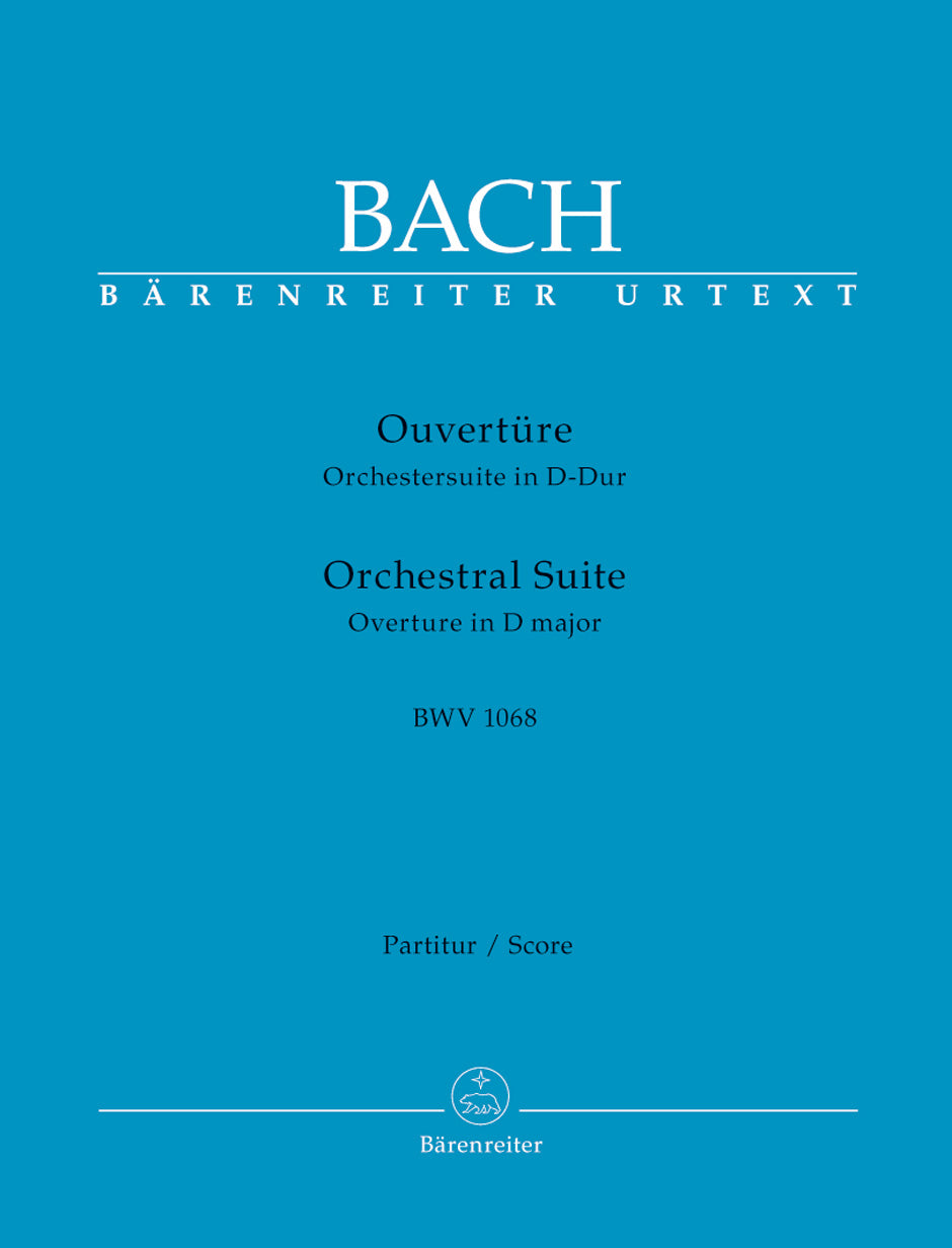 Bach, Ouverture/Suite No. 3 (Score) (Barenreiter)
