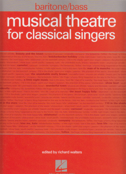 Musical Theatre for Classical... Bar/Bs (Hal Leonard)