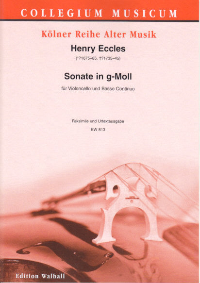 Eccles, Sonata in g (Vc,Bc) (Walhall)