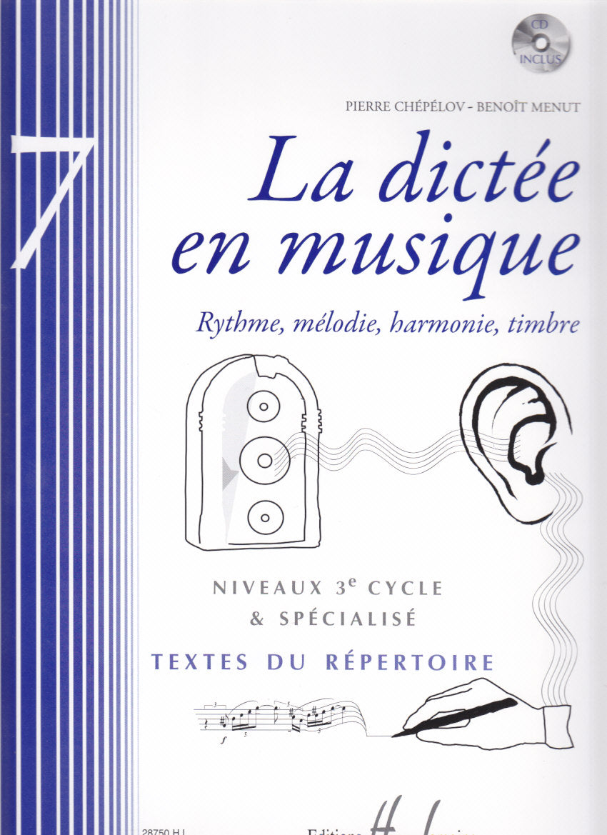 Dictee en musique 7 (+CD) (Lemoine)
