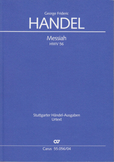 Handel, Messiah (without variants) [E] (Carus)
