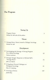 Strange Music of Social Life: A Dialogue (Temple University Press)
