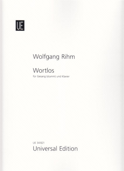 Rihm, Wortlos (2007): 2 Stucke (Universal)