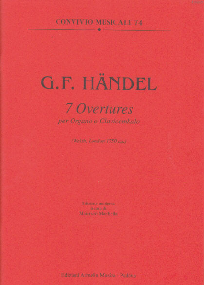 Handel, 7 Overtures (Armelin Musica)