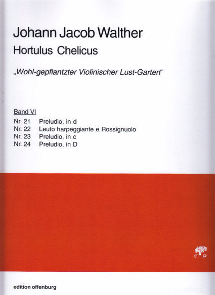Walther, Hortulus chelicus 6: Nr. 21-24 (Offenburg, Edition)